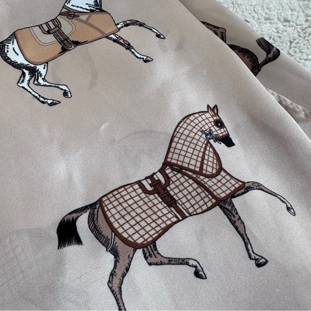 American Saddlebred Club | Mini Horses in Blankets Scarf Wrap | Size 27